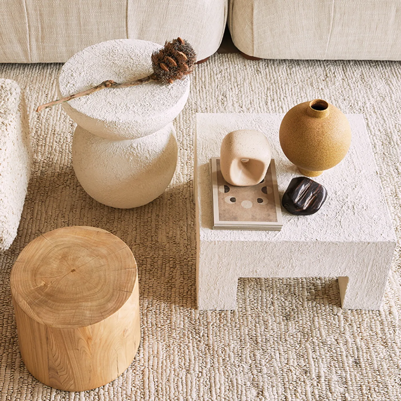 Urban Nature Culture Bijzettafel Veljet A Naturel