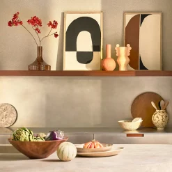 Urban Nature Culture Wanddecoratie Ocaso B Zwart / Naturel