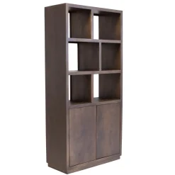 Vakkenkast Luxurious Walnoot 100cm - Giga Meubel