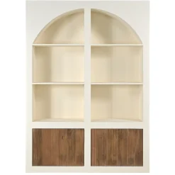 Vakkenkast Miné Beige 150cm - Giga Meubel