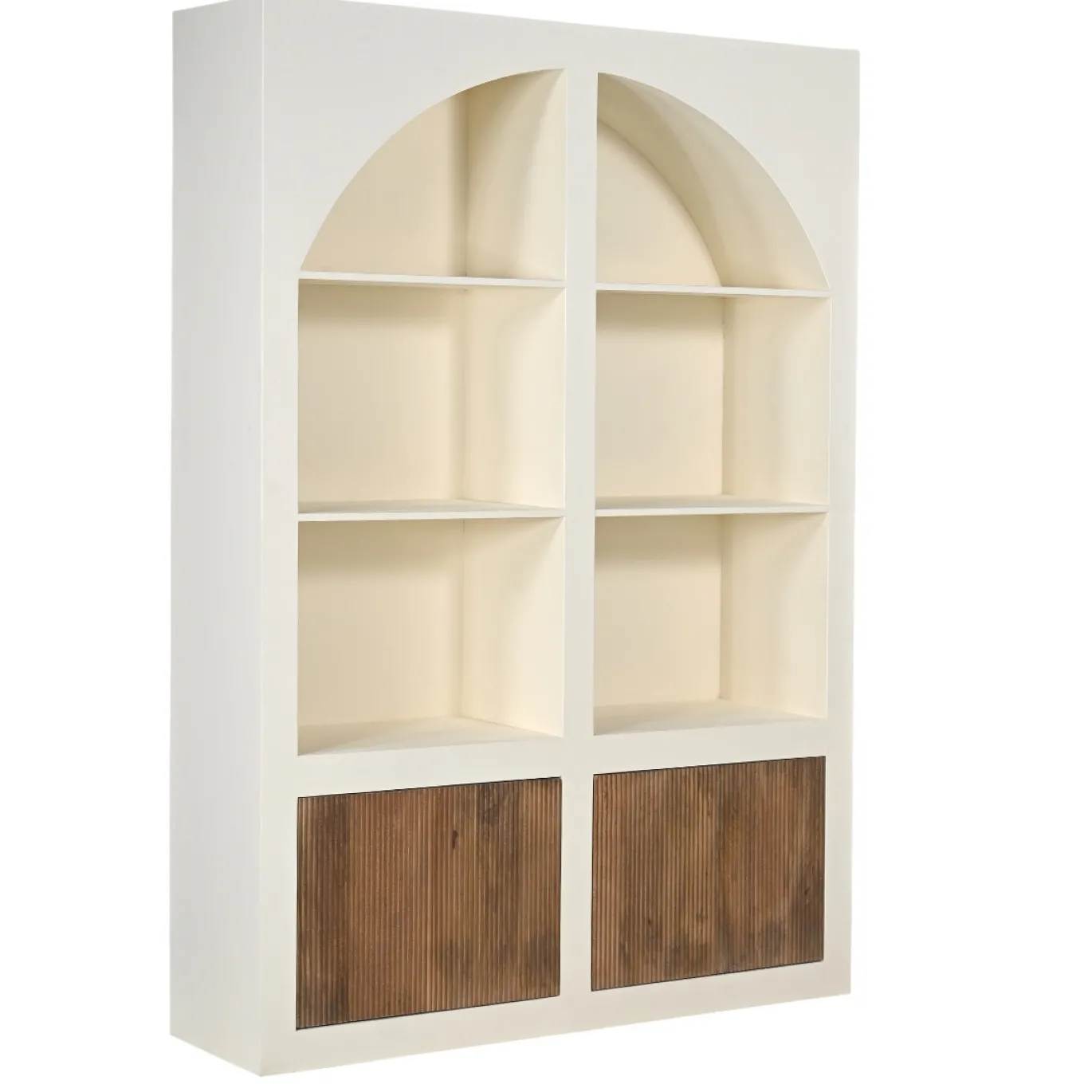 Vakkenkast Miné Beige 150cm - Giga Meubel