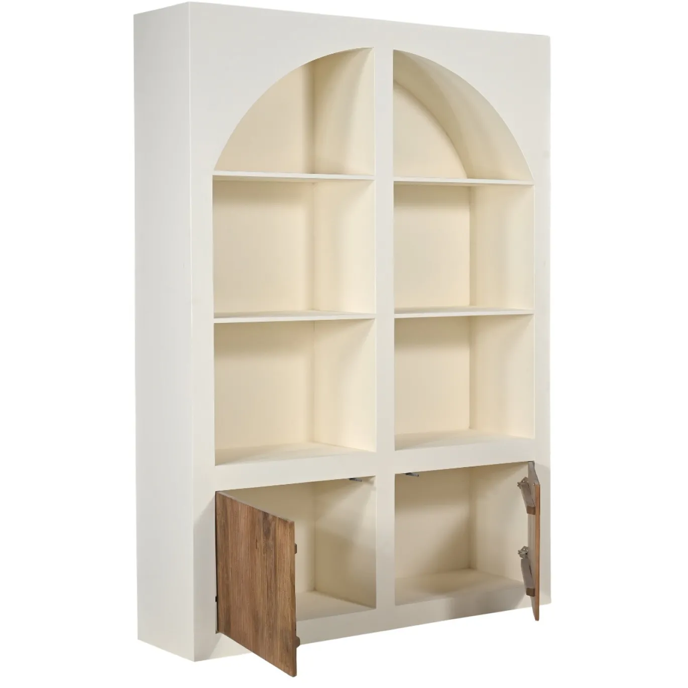 Vakkenkast Miné Beige 150cm - Giga Meubel