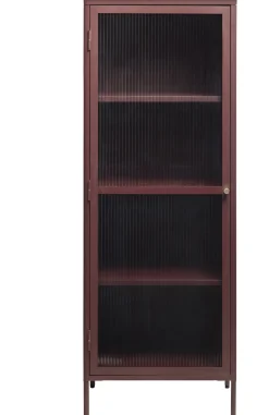 Vitrinekast Bronco Burgundy H160 cm - Giga Living