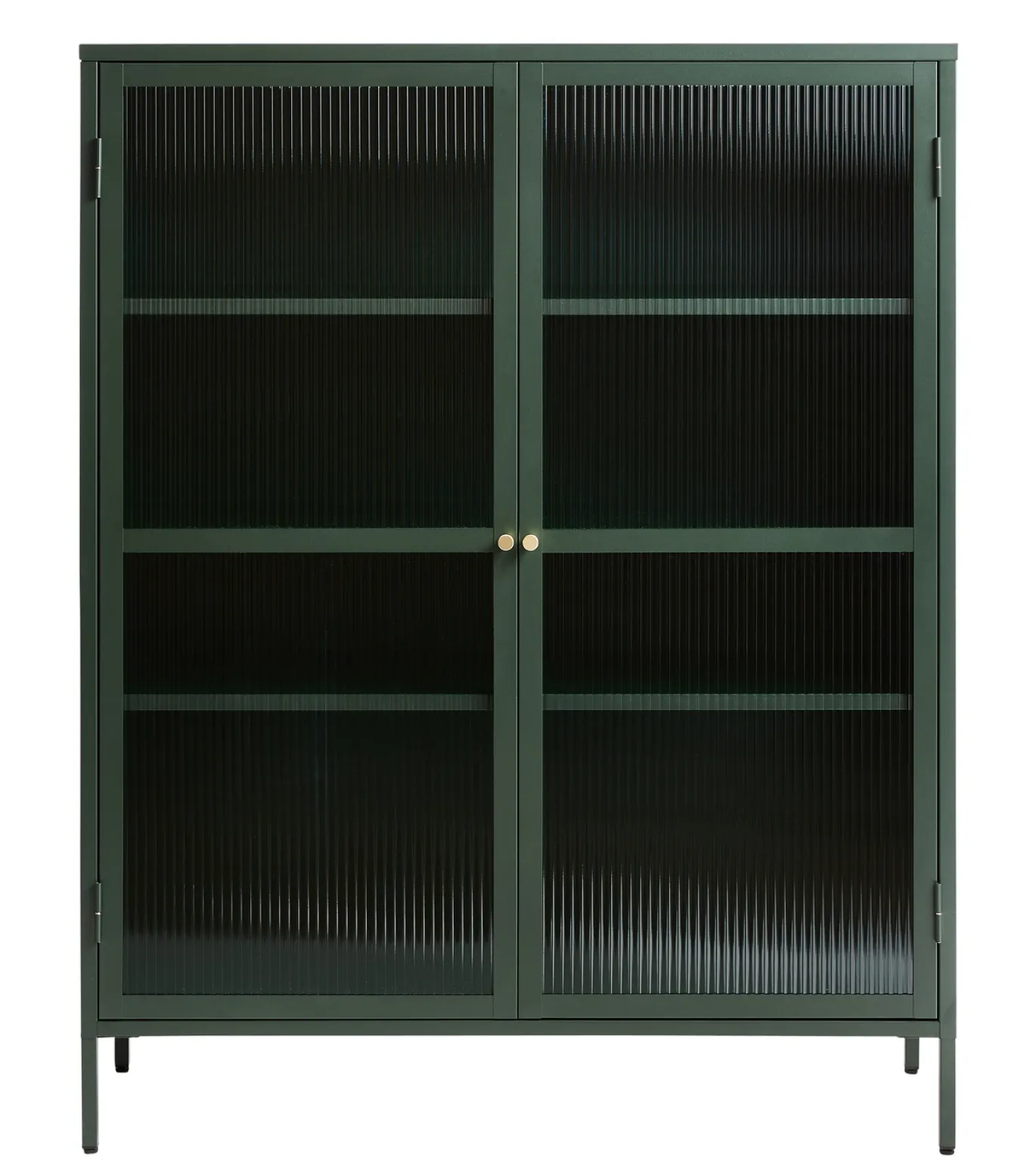 Vitrinekast Bronco Groen H140 cm - Giga Living