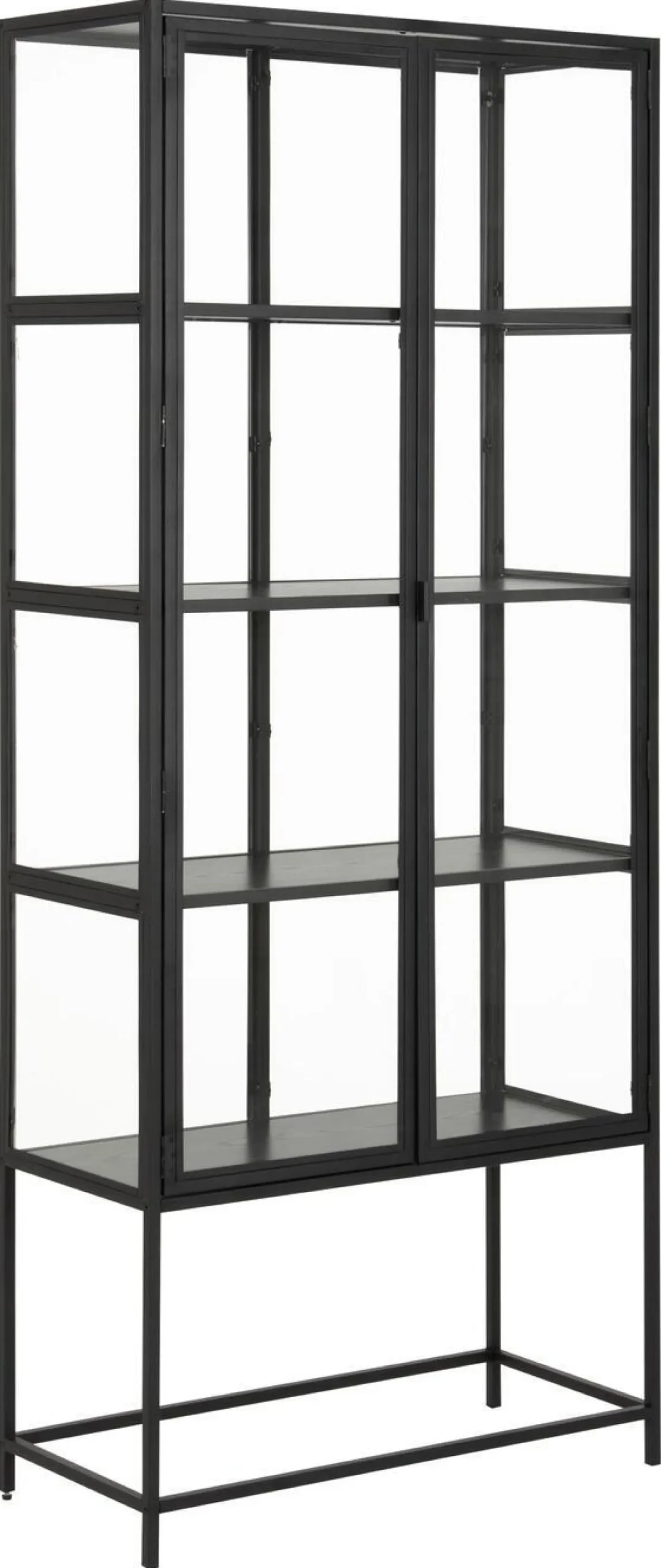 Vitrinekast Bronx Metal Zwart - Giga Living