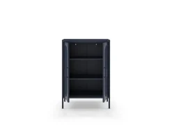 Vitrinekast Diora 2d Blauw - Giga Meubel