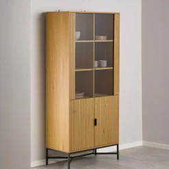 Vitrinekast Juna Naturel - Giga Living