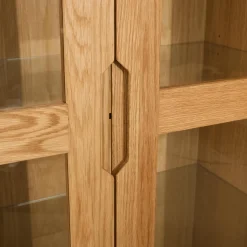 Vitrinekast Nyborg Naturel Oil - Giga Meubel