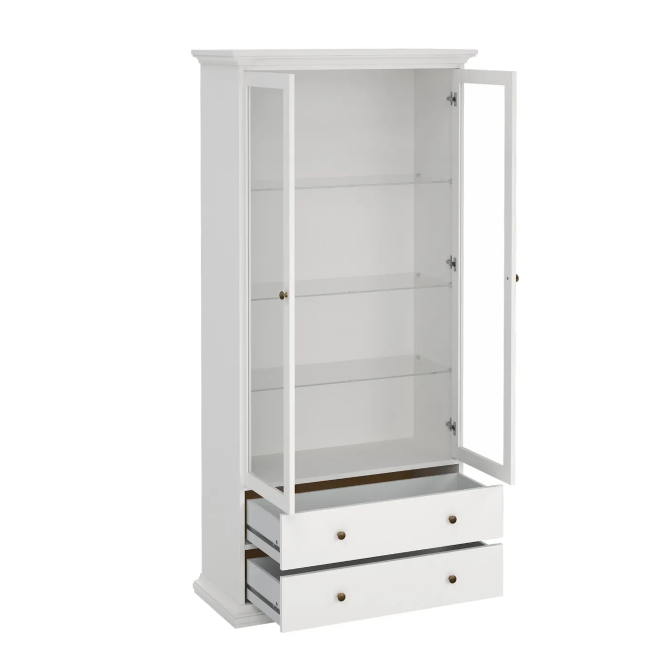 Vitrinekast Paris Wit - Giga Living