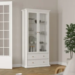 Vitrinekast Paris Wit - Giga Living