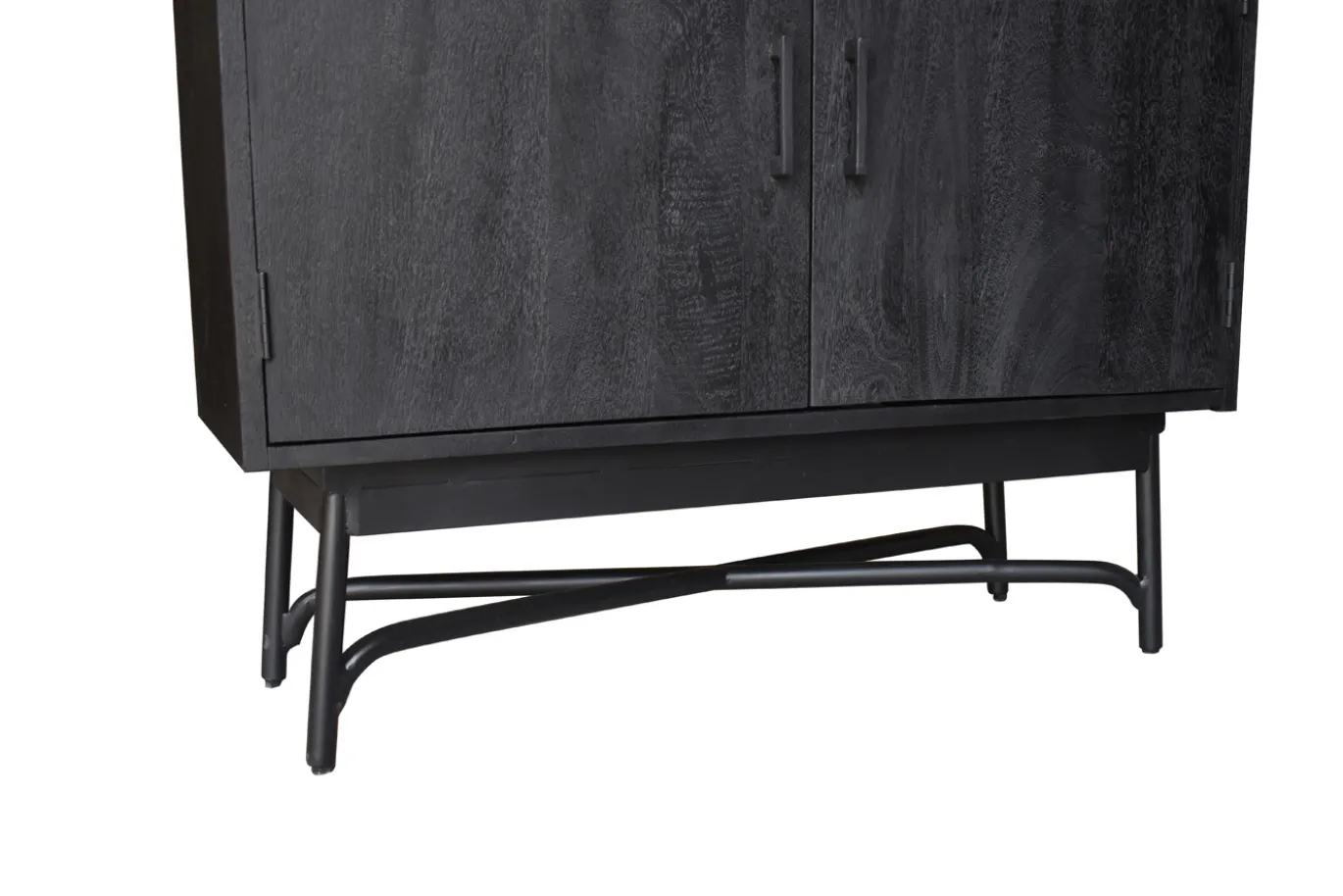 Vitrinekast Romee Zwart 100cm - Giga Meubel