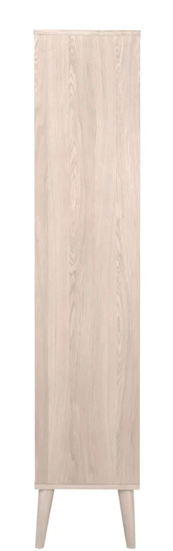 Vitrinekast Rosta Eikenfineer Wit 178cm - Giga Living