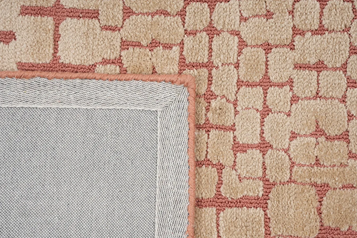 Vloerkleed Atmore Beige/Roest 195x300cm - Giga Living