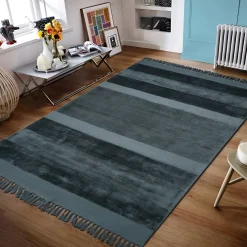 Vloerkleed Ebony Zwart 195x300cm - Giga Living