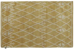 Vloerkleed Florence Geruit Mosterd 200x300cm - Giga Living