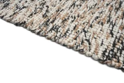 Vloerkleed Heather Beige/Zwart 160x230cm - Giga Living