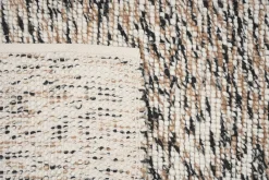 Vloerkleed Heather Beige/Zwart 160x230cm - Giga Living