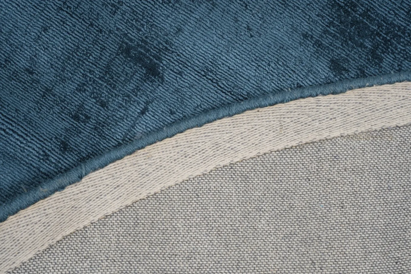 Vloerkleed Milan Königlich Donkerblauw Ø195cm - Giga Living