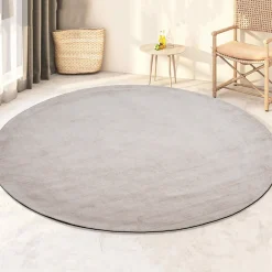Vloerkleed Milan Königlich Grijs Ø195cm - Giga Living