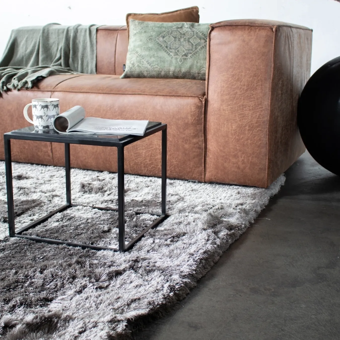 Vloerkleed Olav Grijs 200x300cm - Giga Meubel