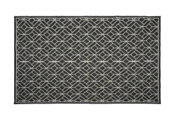 Vloerkleed Patio Zwart 135x230cm - Giga Living