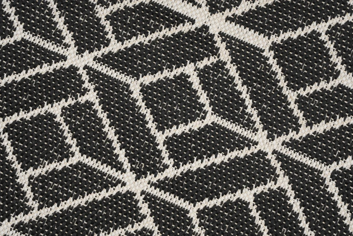 Vloerkleed Patio Zwart 135x230cm - Giga Living