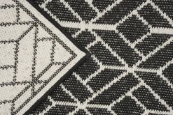 Vloerkleed Patio Zwart 135x230cm - Giga Living