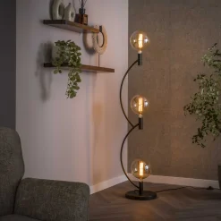 Vloerlamp Arcus 3-lichts Sienna Bruin - Giga Meubel