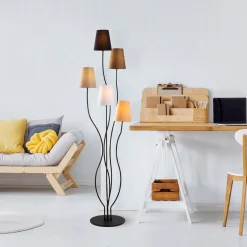 Vloerlamp Bonibon Neutraal/Zwart
