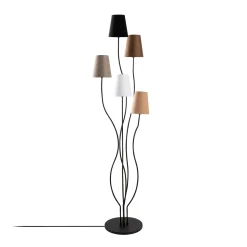 Vloerlamp Bonibon Neutraal/Zwart