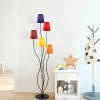 Vloerlamp Bonibon Regenboog/Zwart