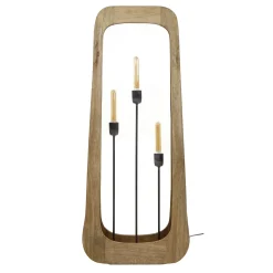 Vloerlamp Bray 3-Lichts Mangohout Naturel - Giga Meubel