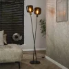 Vloerlamp Bronza 2-Lichts Bruin - Giga Meubel