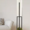 Vloerlamp Circle Dor MDF Zwart