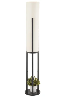 Vloerlamp Circle Dor MDF Zwart