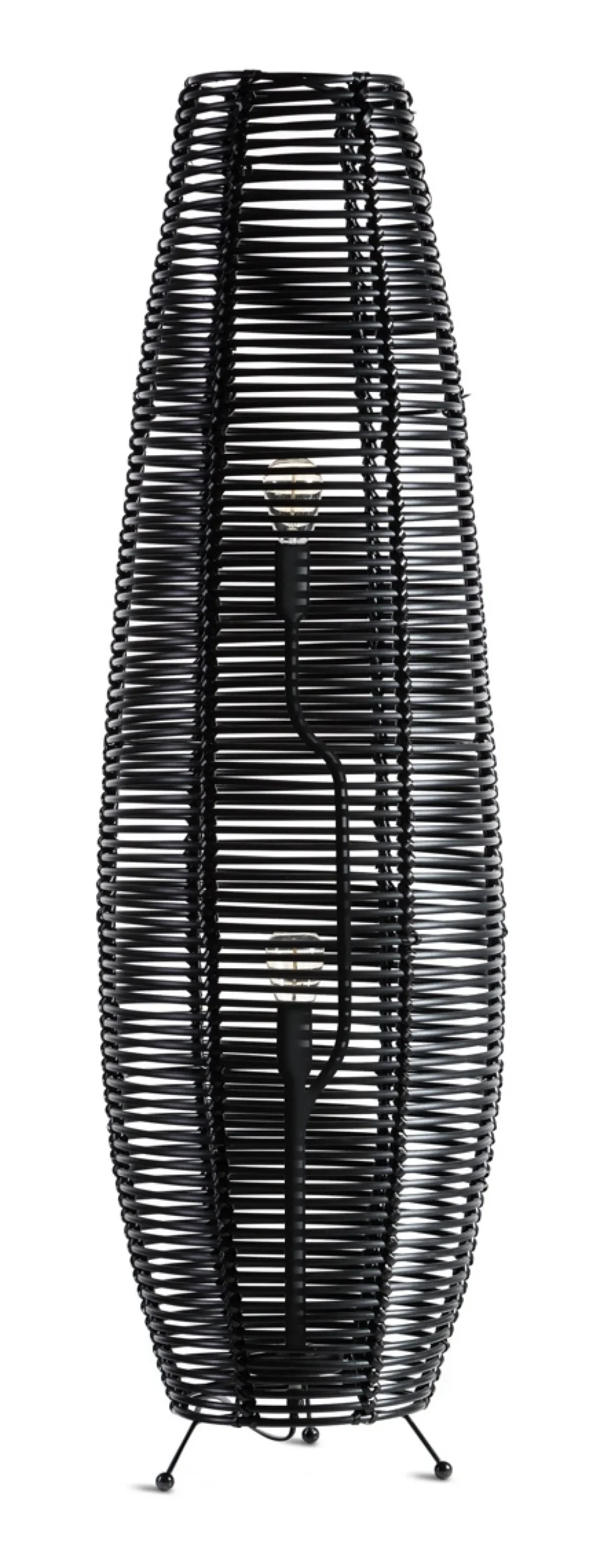 Vloerlamp Cocoon 2-Lichts Zwart - Giga Meubel