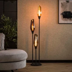Vloerlamp Cocoon Mix Glass 3-Lichts - Giga Meubel