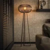 Vloerlamp Copper Twist Driepoot Zwart - Giga Meubel