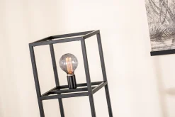 Vloerlamp Dave 1-Lichts Zwart - Giga Meubel