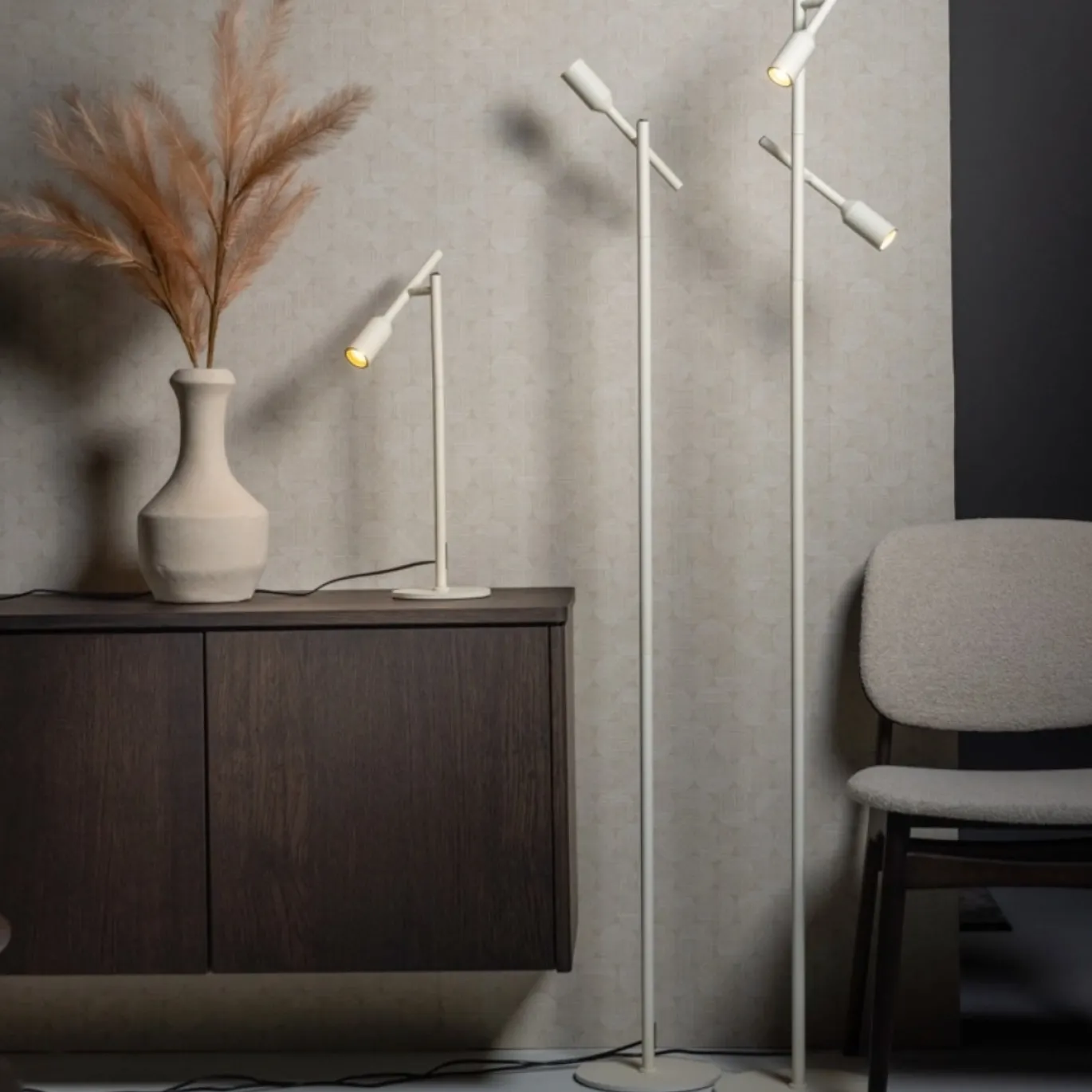 Vloerlamp Dirk Off White - Giga Meubel