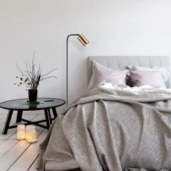 Vloerlamp Emek Goud/Zwart