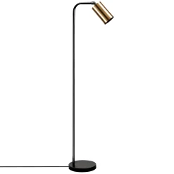 Vloerlamp Emek Goud/Zwart