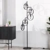 Vloerlamp Evi 5-Lichts Zwart - Giga Meubel