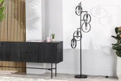 Vloerlamp Evi 5-Lichts Zwart - Giga Meubel