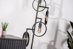 Vloerlamp Evi 5-Lichts Zwart - Giga Meubel
