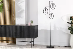 Vloerlamp Evi 3-Lichts Zwart - Giga Meubel
