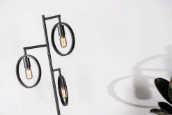 Vloerlamp Evi 3-Lichts Zwart - Giga Meubel