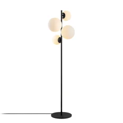 Vloerlamp Fazli 4-Lichts Zwart