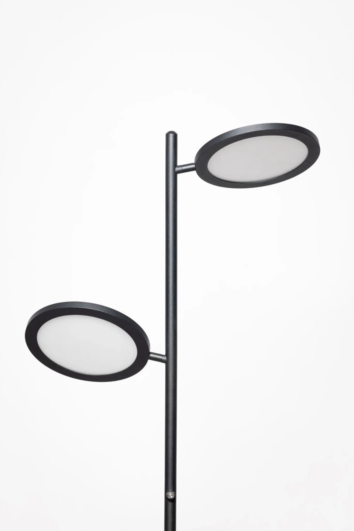 Vloerlamp Felson 2-Lichts Metaal Zwart - Giga Meubel