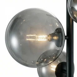 Vloerlamp Finn 6-Lichts Smoke Glas - Giga Meubel